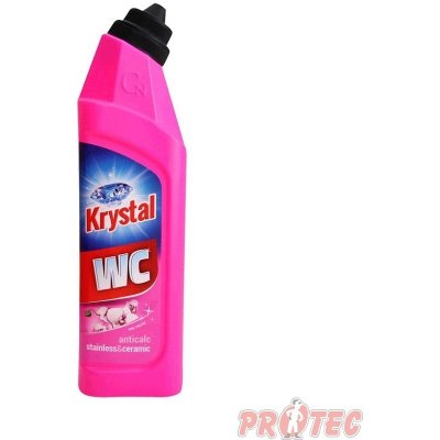 Krystal WC čistič toalet cleaner růžový 750 ml