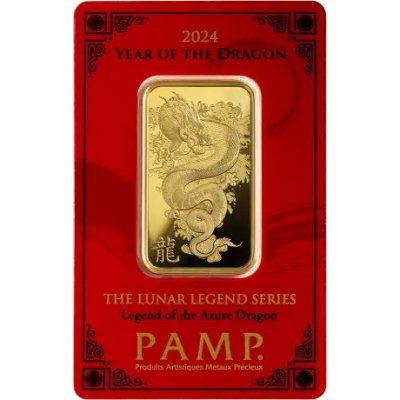 PAMP zlatý slitek Rok Draka Azure Lunar Legends 1 oz – Zboží Mobilmania