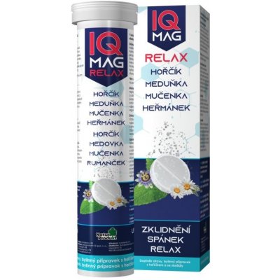IQ Mag RELAX 20 šumivých tablet