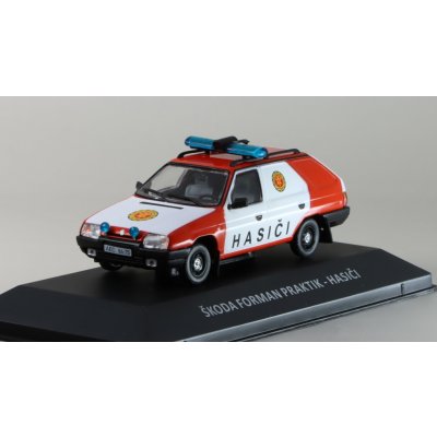 DeAgostini Škoda Forman Praktik Hasiči 1994 Kaleidoskop slavných vozů časopis s modelem 120 1:43 – Zboží Dáma