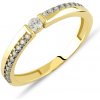 Prsteny Lillian Vassago Originální zlatý prsten se zirkony LLV85 GR070