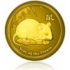 The Perth Mint Zlatá mince Australská Lunární Série II. 2008 Myš 1 oz