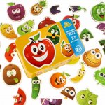KIK Ovocné/zeleninové plechové puzzle 25 skládaček KX6019 – Zboží Dáma