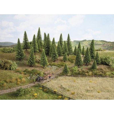 NOCH Modelové jehličnaté stromy 25ks 5 - 14 cm NO26825 – Zboží Dáma