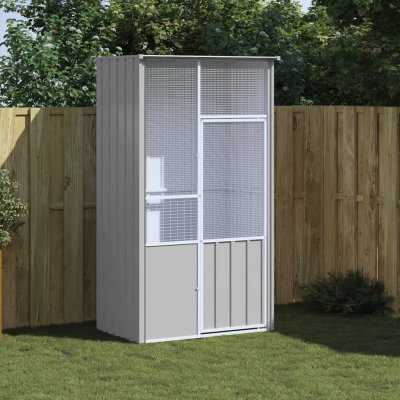 vidaXL Ptačí klec 115 x 78 x 200 cm pozinkovaná ocel – Hledejceny.cz