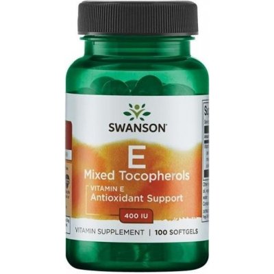 Swanson Vitamín E směs tokoferolů 268 mg 100 kapslí – Zbozi.Blesk.cz