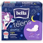 Bella For Teens Ultra Sensitive Night dámské vložky 8 ks – Zboží Dáma