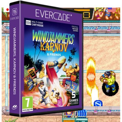 Windjammers, Karnov & Friends (Evercade Cartridge) – Zboží Mobilmania