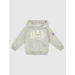 Gap Baby mikina s logem Šedá – Zboží Dáma