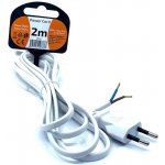 Solight Solight flexo šňůra, 2x 0,75mm2, bílá, plochá, 2m, PF10 – Zboží Živě