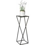 DekorStyle Stojan na květiny LOFT I černý 70 cm – Zboží Dáma