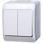 Famatel GALATEA Spínač sériový č.5 IP44 5332-02 bílá / kolébka bílá – HobbyKompas.cz