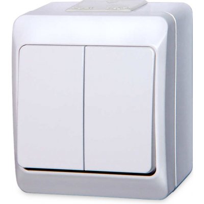 Famatel GALATEA Spínač sériový č.5 IP44 5332-02 bílá / kolébka bílá – HobbyKompas.cz