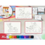 Radost v písku Základní sada HASIČI Barevné pískování obrázků – Zboží Dáma