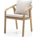 Hector Zahradní křeslo Castello z masivu béžové – Sleviste.cz