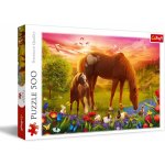 Trefl Koně na louce 500 dílků – Zboží Mobilmania