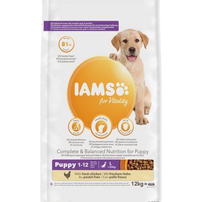IAMS ProActive Health Puppy & Junior Large Breed Chicken 12 kg – Sleviste.cz