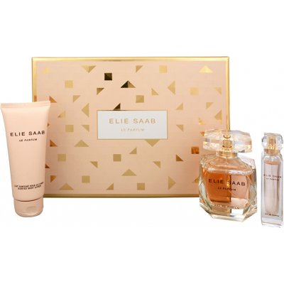 Elie Saab Le Parfum EDP 90 ml + tělové mléko 75 ml + EDP 10 ml dárková sada – Zboží Mobilmania