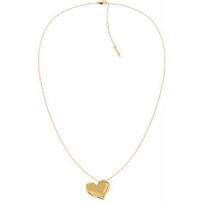 Calvin Klein Romantický pozlacený náhrdelník z oceli 35000597