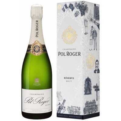 Pol Roger Reserve Brut 12,5% 0,75 l (karton) – Zboží Dáma