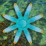 Paddleboard Aqua Marina Yoga dock + 8x DHYANA 11'0 – Sleviste.cz