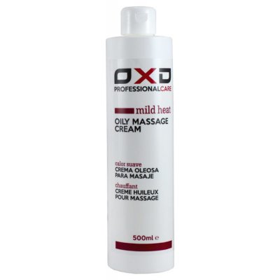 OXD masážní olej hřejivý krémový 500 ml