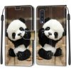 Pouzdro a kryt na mobilní telefon Samsung Protemio 72708 Art Peněženkový kryt Samsung Galaxy A50 PANDA