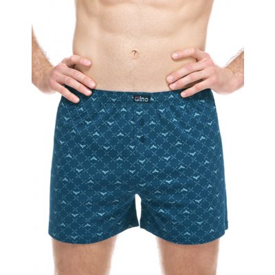 Gina šité s potiskem 75217P petrolejová šípková – Hledejceny.cz