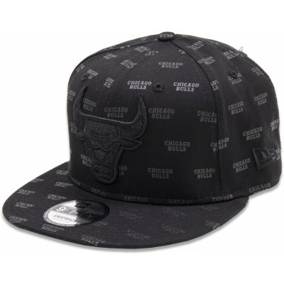 New Era 9FI Monogram Aop NBA Chicago Bulls Black – Zboží Mobilmania