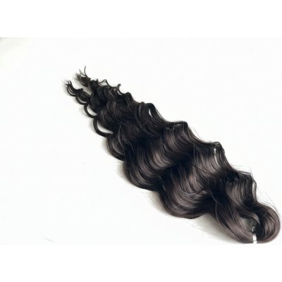 Anna Vlnitý kanekalon Anna, 100 g Délka: 60 cm, Balení: 100 g, Barva vlnek: 4 (tmavě hnědá) – Zboží Dáma