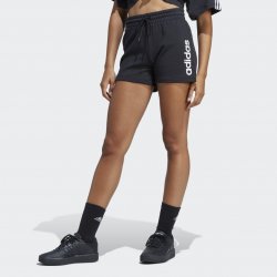 adidas Sportovní kraťasy Essentials Linear French Terry Shorts IC4442 Černá