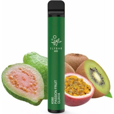 Elf Bar Elfa Kiwi Passion Fruit Guava 20 mg 600 potáhnutí – Zboží Dáma
