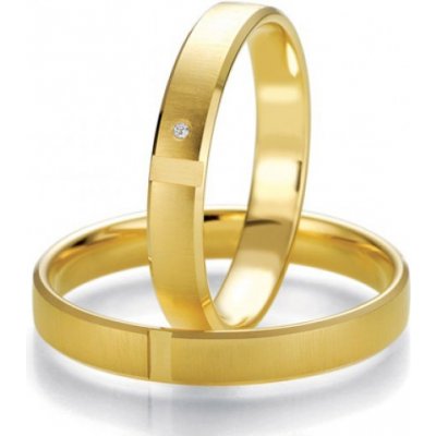 Breuning zlaté snubní prsteny BR48 07121YG BR48 07122YG