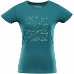 Alpine pro NEGA 2 DÁMSKÉ RYCHLOSCHNOUCÍ TRIKO S COOL DRY ZELENÁ – Zboží Dáma