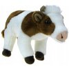 Plyšák Uni Toys Kráva bílo hnědá 24 cm
