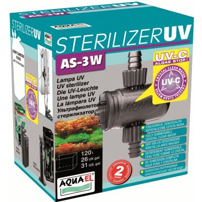 Aquael sterilizér UV AS 11W, 450l – Zboží Dáma