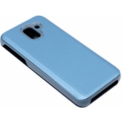 Pouzdro Bomba Zrcadlové silikonové otevírací Samsung - modré Model: Galaxy J6 2018 FL003BLUE_SAM-J6_-2018 – Zboží Mobilmania