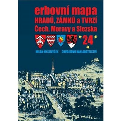 Erbovní mapa hradů, zámků a tvrzí Čech, Moravy a Slezska 24 – Hledejceny.cz