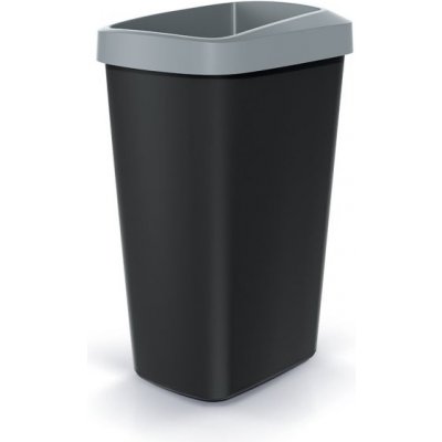Compacta Q Odpadkový koš DROP - 45 l, světle šedá – Sleviste.cz