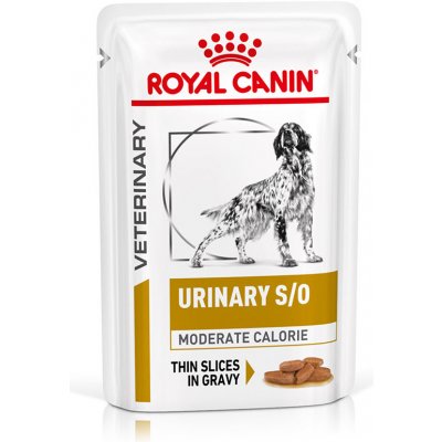 Royal Canin Veterinary Health Nutrition Dog Urinary Moderate Calories S/O in Gravy 24 x 100 g – Sleviste.cz