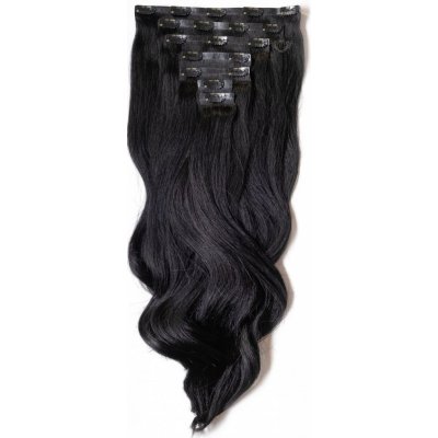 clip in příčesek - černý kudrnatý - 1 – Zboží Dáma