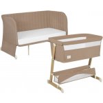 Lionelo Postýlka THOMI PLUS BEIGE CARMEL – Zboží Dáma