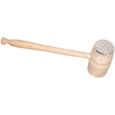 DŘEVOTVAR palička na maso 1str.33cm dřev.+ kov – Zboží Mobilmania