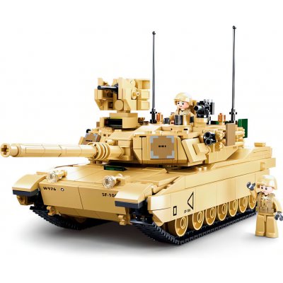 Sluban B0892 Bitevní tank M1A2 SEP V2 Abrams – Zboží Mobilmania