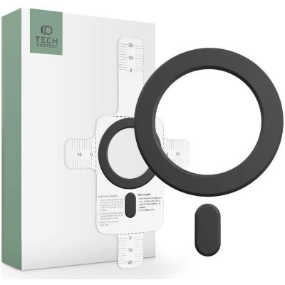 Magnetická nálepka pro MagSafe nabíjení - Tech-Protect, Magmat Magnetic Ring Black – Zboží Živě