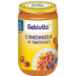 Bebivita Bio nudle se šunkou a tomátovou omáčkou 250 g – Zboží Dáma