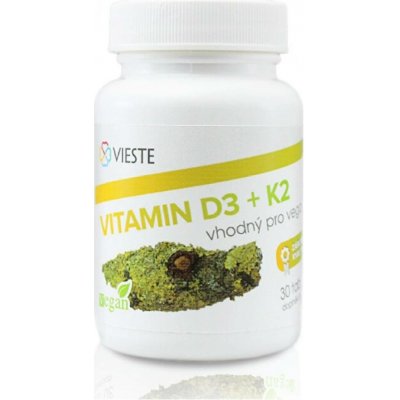 Vieste Vitamin D3+K2 30 tablet – Hledejceny.cz