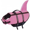 Výcvik psů Nobby plovací vesta pro psa Žralok růžová L