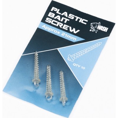 Kevin Nash Plastic Bait Screw 21mm držáky nástrah 10ks