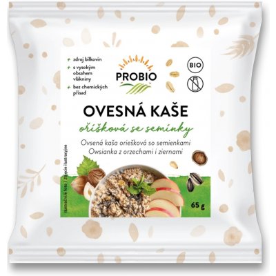 PROBIO Ovesná kaše oříšková se semínky BIO 65 g – Zboží Mobilmania